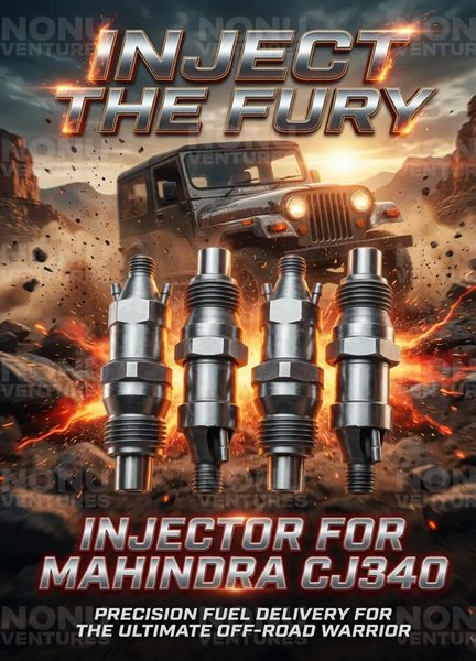 Mahindra CJ340 injector — oem original spare part